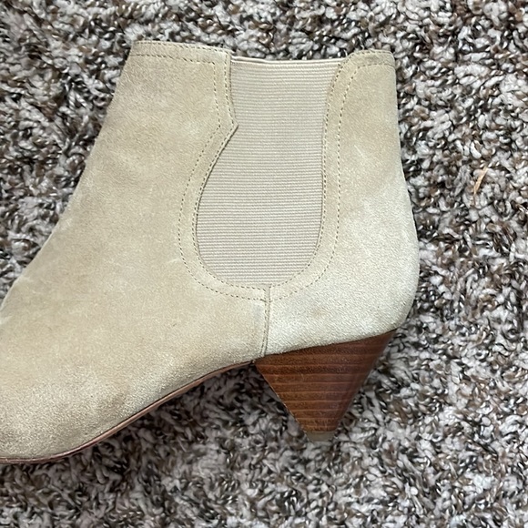 Joie Barleena Suede Cone-Heel Booties (38.5) - Picture 13 of 16